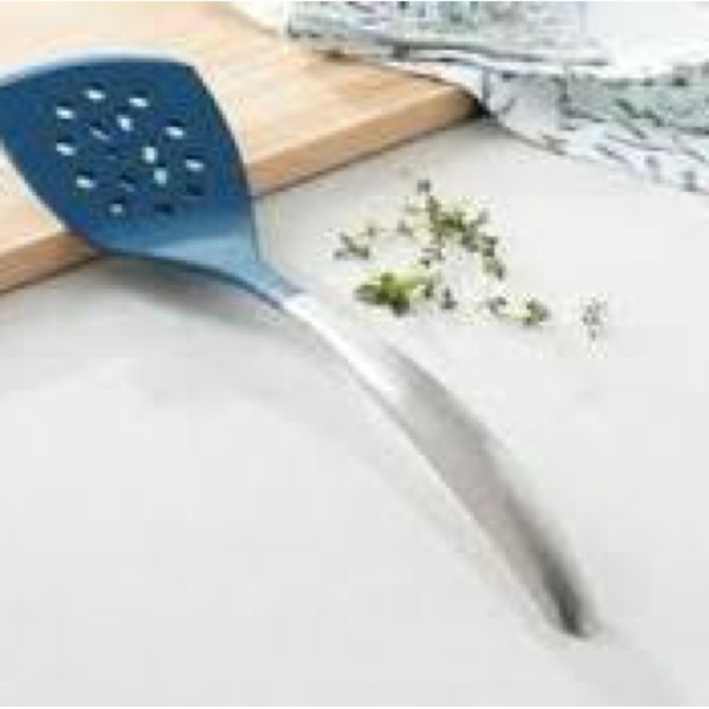 Princess House Navy Stainless Steel Spatula